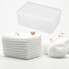 Unique Bargains Pack of 120pcs Makeup Cotton Pads Facial Lip Eye Makeup Remover Pads Soft Gentle Makeup Tools White - 3 of 4