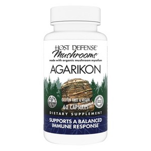 Host Defense Agarikon Capsules - Immune Support Mushroom Supplement - 60 Capsules (60 Servings)* - 1 of 4