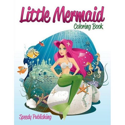 the little mermaid coloring book for toddlers ages 2-4 years
