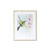 Hummingbird Watercolor Wall Art – Set of 2 Framed Prints 15.25" x 19.75" by Melrose - 2 of 3