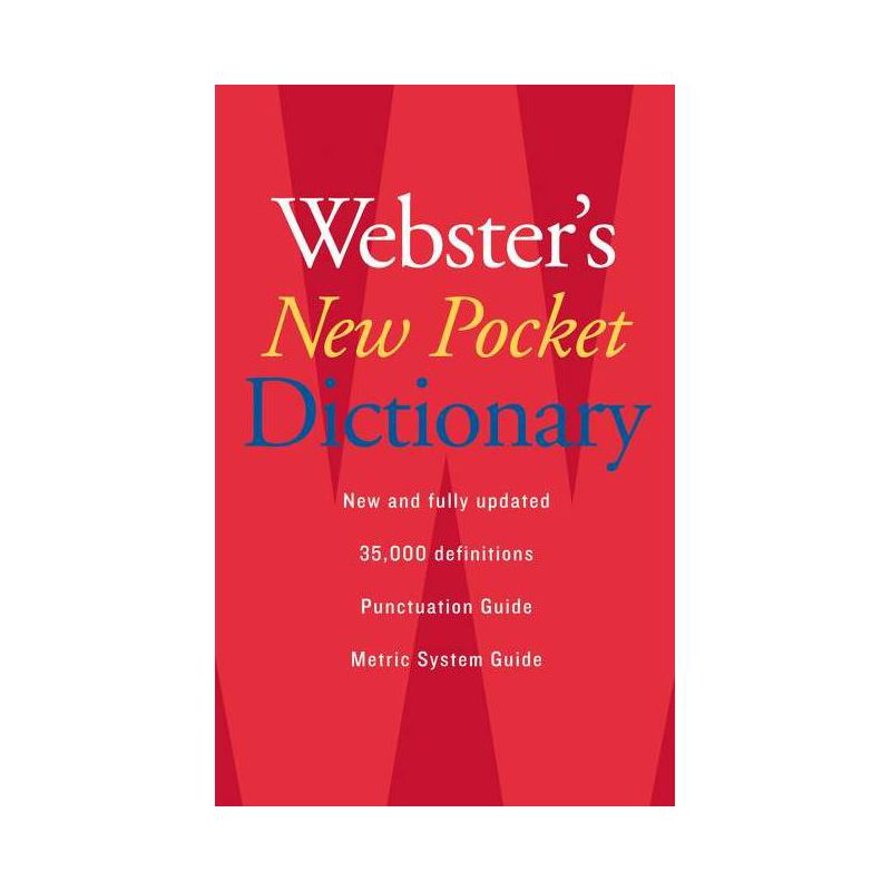 Pocket Webster&#39;s Dictionary by Webster&#39;s New College Dictionary (Paperback), 1 of 2