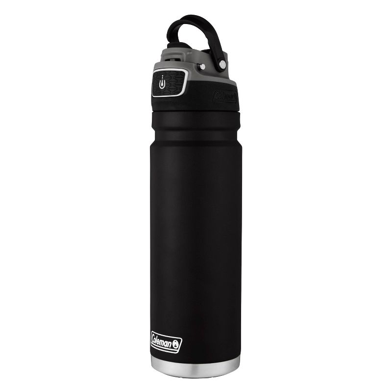 Coleman 24oz Stainless Steel Free Flow Vacuum Insulated Water Bottle with Leakproof Lid - Black, 3 of 8