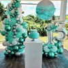 PartyWoo Balloons Teal Pastel Turquoise Peppermint Mint 5 Inch 50 pcs - 3 of 4