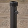 Okak All-Weather Round Umbrella Base with Adjustable Knob, Umbrella Stand and Concrete Inside, Cantilever Umbrella Base for Home - 3 of 4