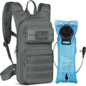 Rugged Hydration Backpack, Tactical Water Pack with TPU Bladder for Extended Outdoor Activities, Durable - 1 of 4