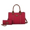 MKF Collection Davina Vegan Leather Women’s Tote Bag with wallet by Mia K - 2 of 4