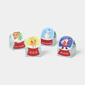 4ct Christmas Treat Gift Boxes Snow Globes - Wondershop™ : Target