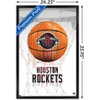 Trends International NBA Houston Rockets - Drip Basketball 21 Framed Wall Poster Prints - 3 of 4