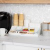 Mind Reader 11 Compartment Breakroom Coffee Condiment Organizer, White - 2 of 4