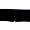 Bacati - Solid Crib/Toddler Bed Skirt - Black - 3 of 4