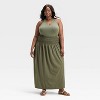 Women's Knit Smocked Maxi A-Line Skirt - Universal Thread™ - 3 of 3