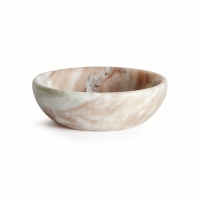 Plum & Post Josephine Bowl - Brown/White Marble