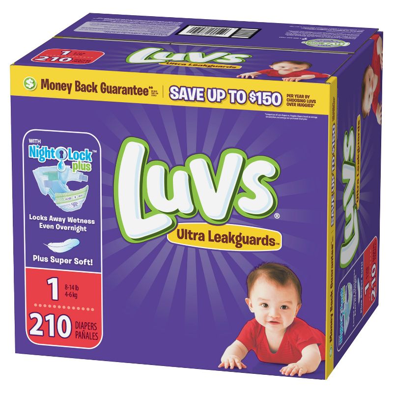 Luvs Pro Level Leak Protection Diapers - (Select Size and Count), 5 of 12
