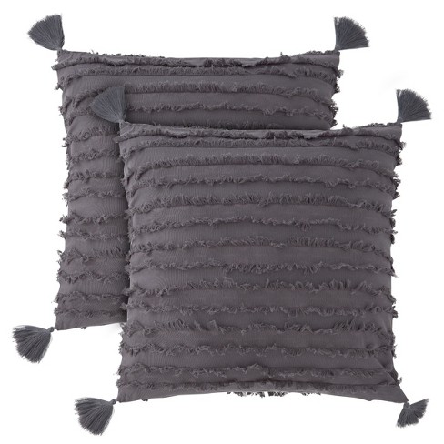 Wilderness Print Rustic Stripe Throw Pillow – Lakhay-Retail