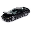 2001 Chevrolet Monte Carlo SS Black with Silver Graphics "Classic Gold Collection" 1/64 Diecast Model Cars by Johnny Lightning - 2 of 2