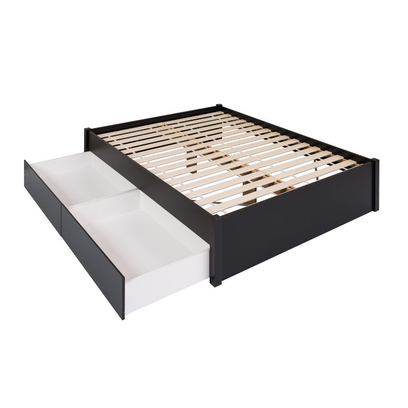 Select 4 - Post Platform Bed with 2 Drawers - Prepac, 3 of 6