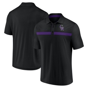 MLB Colorado Rockies Men's Polo T-Shirt - 1 of 3