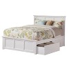 HomeStock Madison Platform Bed with Matching Foot Board with 2 Urban Bed Drawers - 2 of 4
