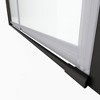 10mm Adjustable Universal Hinge Shower Door, Opens Outward, Features 6mm Tempered Glass - 4 of 4