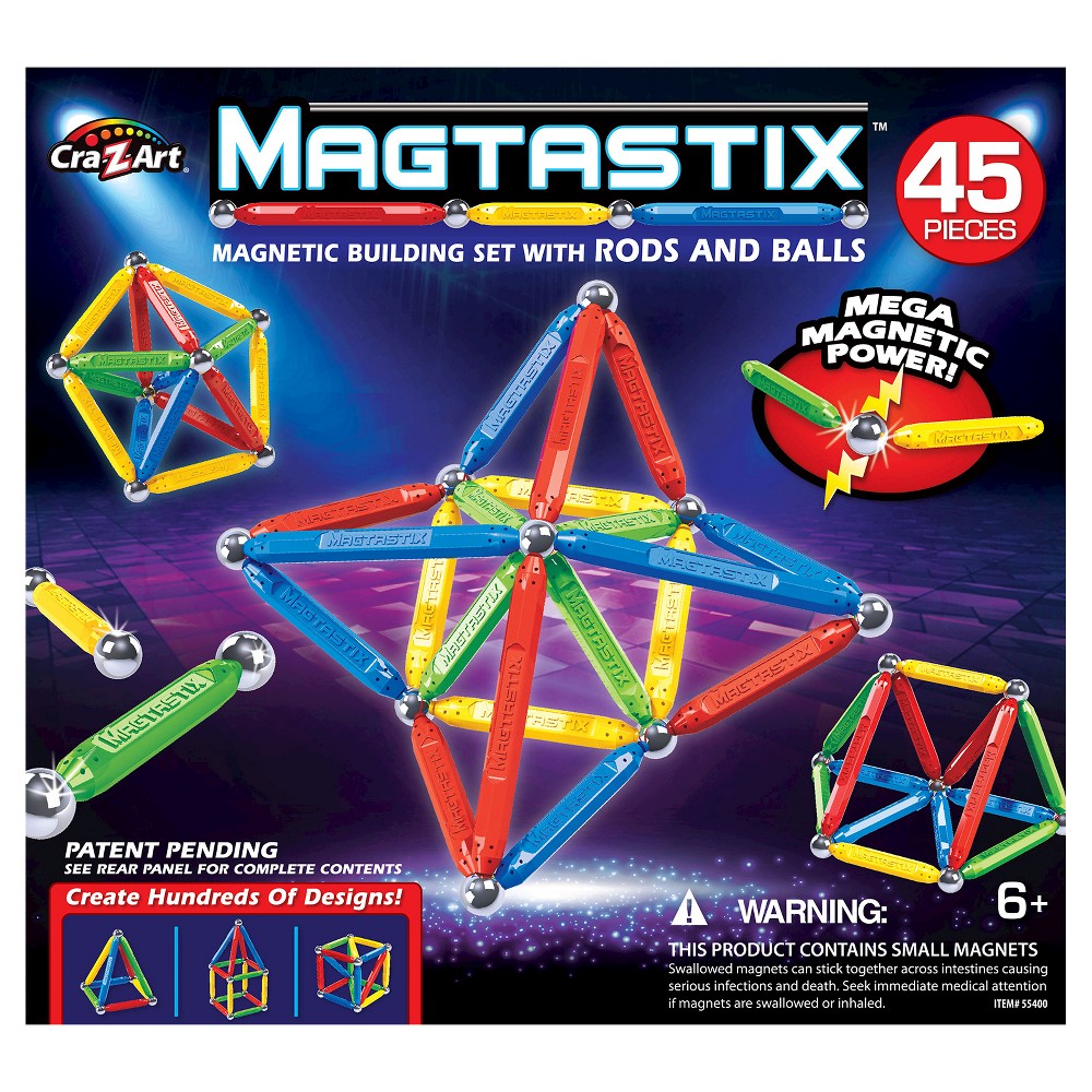 UPC 884920554009 product image for Cra-Z-Art Magtastix Balls and Rods Building Kit - 45 Piece | upcitemdb.com