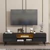NicBex TV Stands for 65 inch TV,Mondern Entertainment Center with UV Bloom Drawer Panel,TV Console for Living Room, Bedroom, Home - 2 of 4