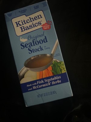 Kitchen Basics Original Seafood Stock, 32 oz Carton, (Pack of 12)