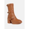 Syrah Chunky Biker Boots - 2 of 4