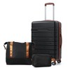 3 Piece Luggage Set, Hardshell Suitcase Set with TSA Lock, Spinner Wheels, and Telescopic Handle, 20 Inch Durable Carry On Luggage Hardside Luggage - 4 of 4