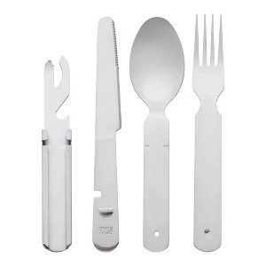 REGALWOVEN Stainless Steel Flatware Set 1 Set 4 Pcs - 1 of 4