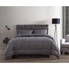 Kate Aurora All Season Hotel Dobby Stripe 8 Piece Bed in a Bag Comforter & Sheets Set - 2 of 4