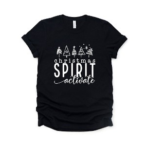 Simply Sage Market Women's Christmas Spirit Activate Short Sleeve Graphic Tee - 1 of 4