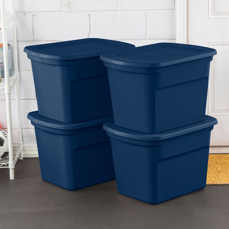 Sterilite 18 Gal Stackable Storage Box Container w/ Handle, 6 of 9