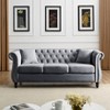 Enhanced Comfort Velvet 3-Seater + 3-Seater Modular Sofa Combination - 4 of 4