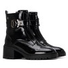 Women's Patent Leather Heeled Ankle Booties 144276 - 4 of 4