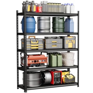 Garage Shelving Unit,Adjustable Steel Utility Storage Rack with Metal Shelves,3850 Lbs Total Capacity, for Garage, Warehouse - 1 of 4
