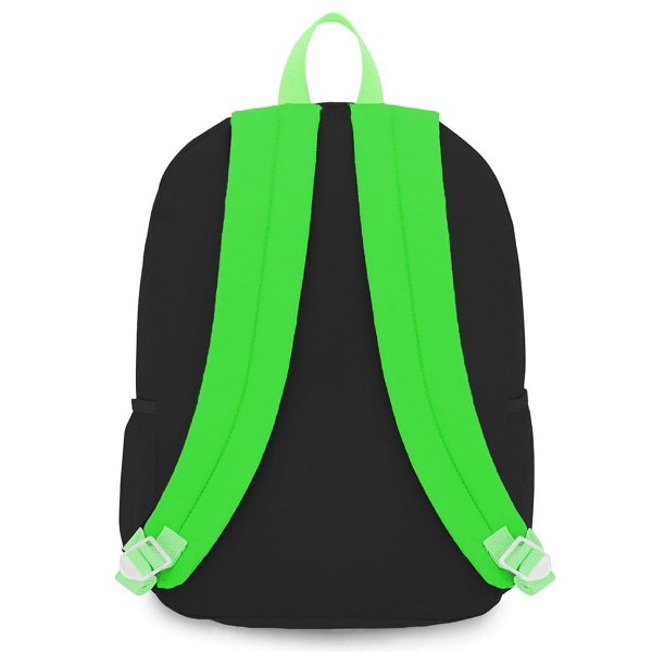 Mochila Monster Jam de 16 pulgadas para niños, Grave Digger, con bolsillo frontal y malla lateral, ligera 3