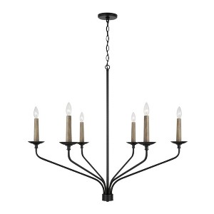Capital Lighting Wilder 6 - Light Chandelier in  Matte Black - 1 of 1