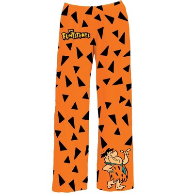 Collections Etc Fred Flintstone Colorful Drawstring Waistband Lounge Pants