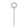 Black Bow Jewelry Sterling Silver Madison Collection LG Classic Script Initial A Pendant - 2 of 4