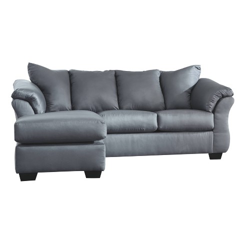 Darcy Sofa Chaise Steel Signature Design By Ashley