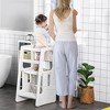 ONWITH Step Stool for Kitchen, Bathroom, White - 2 of 4