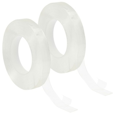 Stockroom Plus 2 Pack Transparent Double Sided Mounting Tape, 0.78 Inches x 20 Feet