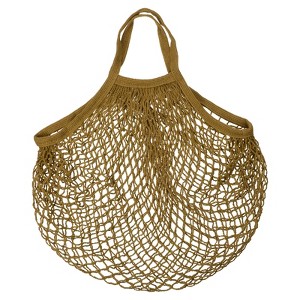 Unique Bargains Cotton Mesh Reusable Washable Grocery Bags 1 Pcs 15x13.8" - 1 of 4