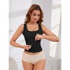 INSPIRE CHIC Women's Front Hook Closure Tummy Control Slimming Tops with Bulit in Bra Body Shapers - 4 of 4