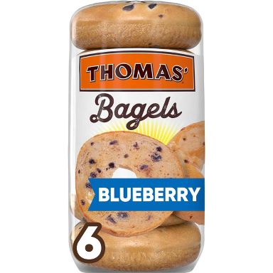Thomas' Blueberry Bagels - 20oz/6ct