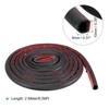 Unique Bargains D-Shape Self-Adhesive Foam Rubber Soundproof DIY Weather Seal Strip - 2 of 4