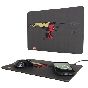 Marvel Deadpool Badge 15-Watt Wireless Charger and Mouse Pad - 1 of 3