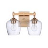 Craftmade Lighting Stellen 2 - Light Vanity in  Satin Brass - 3 of 4