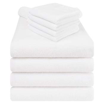Becky Cameron 4-Piece Light Blue Ultra Soft Cotton Bath Towel Set
