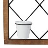 20" Wide Wall Décor Traditional Novelty Metal Brown - Olivia & May - 4 of 4